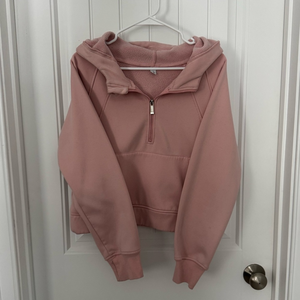 LASLULU Womens Fleece Hoodie Pullover 1/2 Zip Up